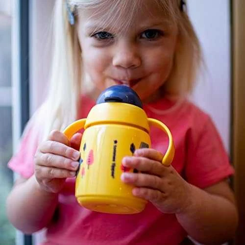 TOMMEE TIPPEE 300 ml 7+ mėn. mokomasis puodelis su šiaudeliu, žalias