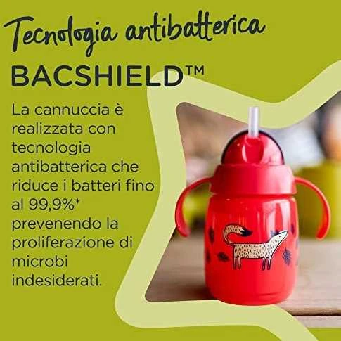 TOMMEE TIPPEE 300 ml 7+ mėn. mokomasis puodelis su šiaudeliu, žalias