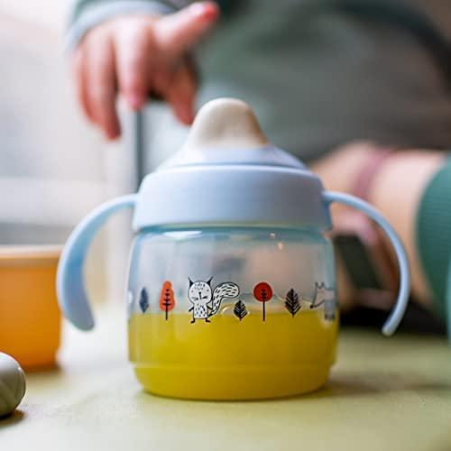 TOMMEE TIPPEE puodelis WEANING SIPPEE, 4 m+, 190 ml, geltonas, 447827