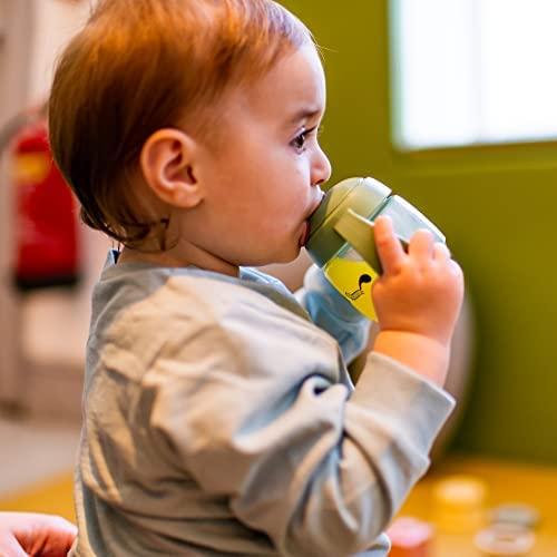 TOMMEE TIPPEE puodelis WEANING SIPPEE, 4 m+, 190 ml, geltonas, 447827