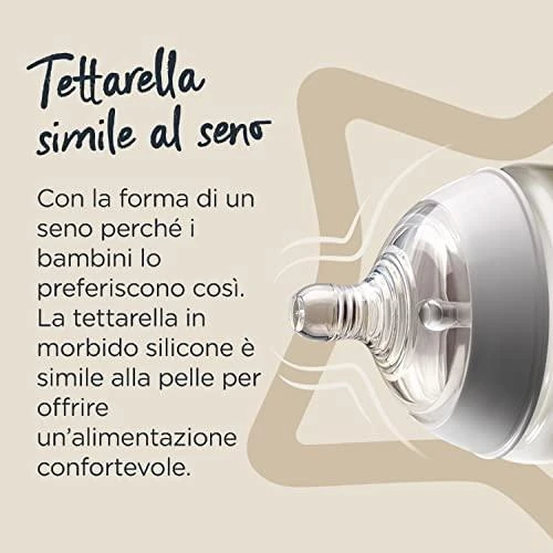 TOMMEE TIPPEE Natural Start žindukai tirštam skysčiui EASI-VENT, su sterilizavimo funkcija 2 vnt., 42214277
