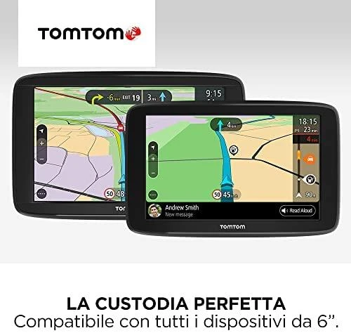 Senti TomTom 9UUA.001.64 navigatoriaus dėklas 15,2 cm (6") Įmautė Juoda, Pilka