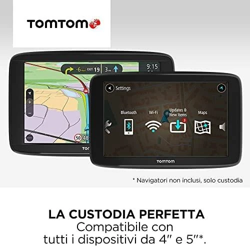 Senti TomTom 9UUA.001.63 navigatoriaus dėklas 12,7 cm (5") Įmautė Juoda, Pilka