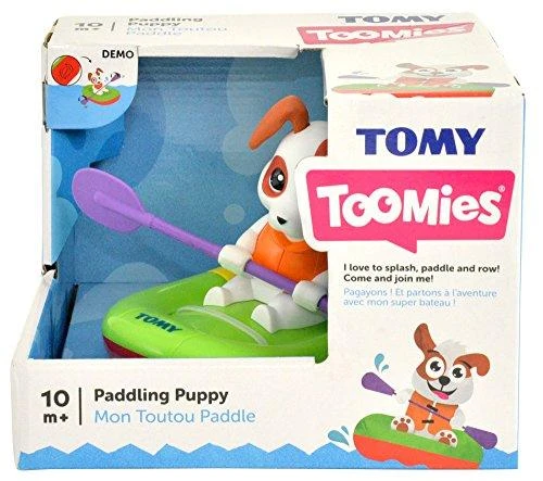 TOMY vonios žaislas Irkluotojas šuniukas, E72424
