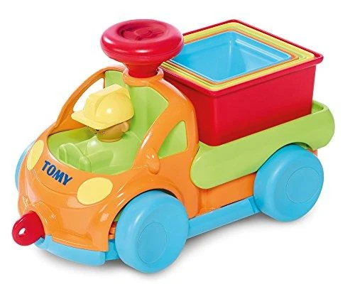 Tomy, Toomies, Automobilių žaidimų rinkinys, sudedamas žaislas su garsais, berniukams