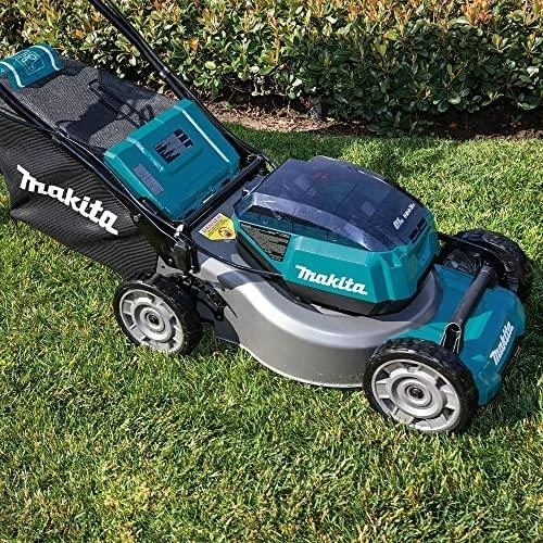 Makita Akumuliatorinė savaeigė vejapjovė DLM462PT4, 2x18V, 460mm, 4x5,0Ah, greičio reguliavimas