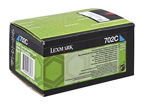 Lexmark return (70C20C0, 702C), žydra kasetė