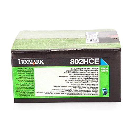 Lexmark 80C2HC0 kasetė, žalsvai mėlyna, 3000 puslapių