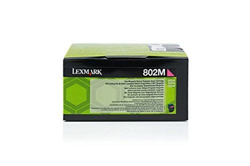 Lexmark return (80C20M0, 802M), purpurinė kasetė