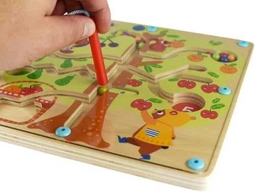 Tooky Toys „Taky Toy Labirynt Magnetic Fruber“ mokymo mokymas