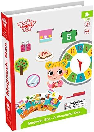 Tooky Toys Tooky Toy Medinis Puzzlių Komplektas su Magnetine Dėžute