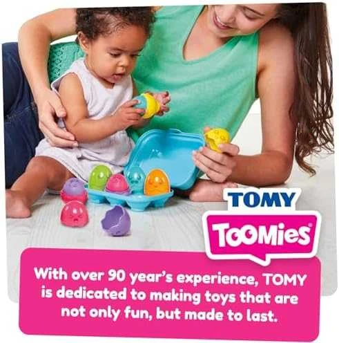 TOMY TOOMIES kiaušiniai su mėlynais garsais. E73563 /6