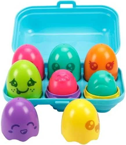 TOMY TOOMIES kiaušiniai su mėlynais garsais. E73563 /6