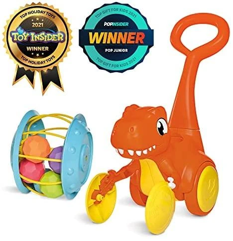 TOMY stumdukas Pic & Push T-Rex, E73254