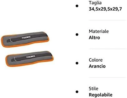 None Svoriai rankoms ir kojoms TOORX AHF-072 2x1kg