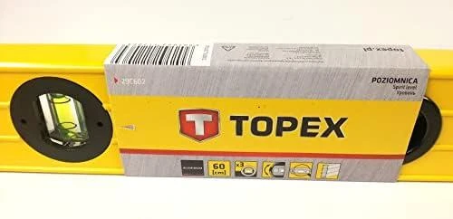 Poziomnica, Gulsčiukas Topex 29C604, 100 cm, 3 akučių