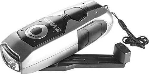 Varta Dynamo Light LED Rankinis žibintuvėlis Juoda, Pilka