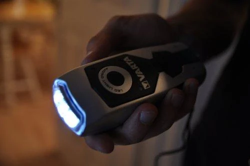 Varta Dynamo Light LED Rankinis žibintuvėlis Juoda, Pilka