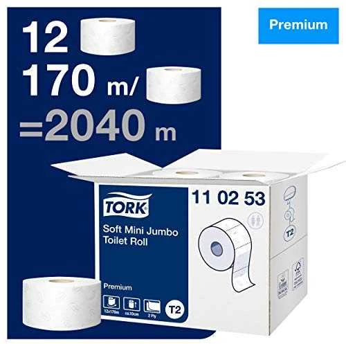 Lotto WC popierius TORK Premium T2 baltas, 2 sl., 1214 lap.