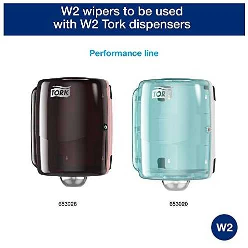 Staples Kabės TORK pramoninė valymo šluostė, mažas rulonas 520, pilka (32 cm x 148 m)