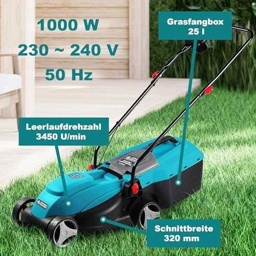 Konner & Sohnen KÖNNER &amp; SÖHNEN KS ELEKTRINĖ VEJAPJOVĖ 32LM 1000W 32cm