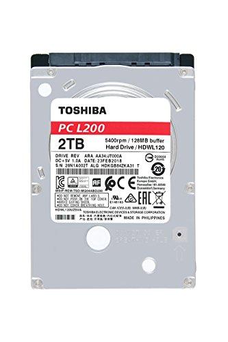 „Toshiba L200“ 2 TB 2,5 colio SATA III diskai (HDWL120UZSVA) | „Toshiba“