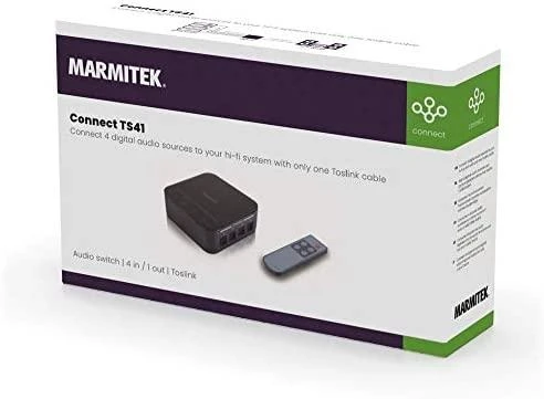 Marmitek Marmitek Connect TS41 garso jungiklis 4 in/1 out