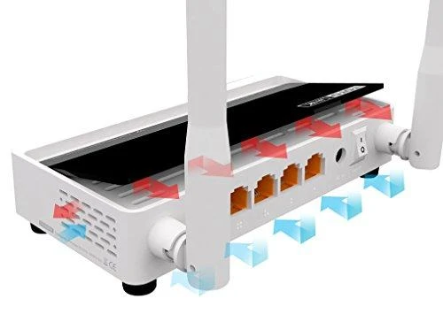 Mikrotik TOTOLINK N300RT belaidis maršrutizatorius Greitas Ethernet vienos juostos (2,4 GHz) Juodas, Baltas