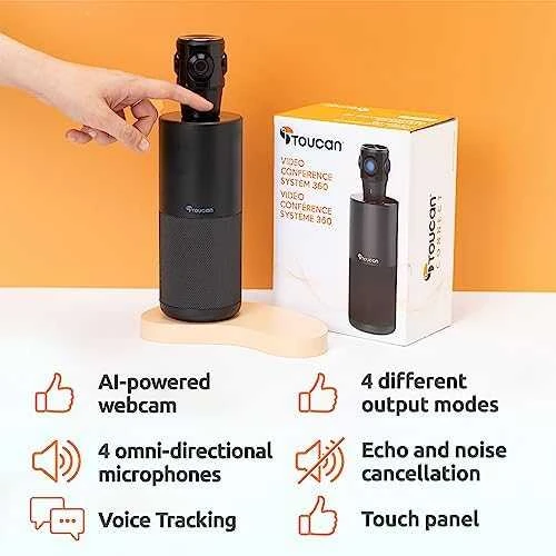 Dell Toucan Toucan 360 vaizdo konferencijų kamerų sistema