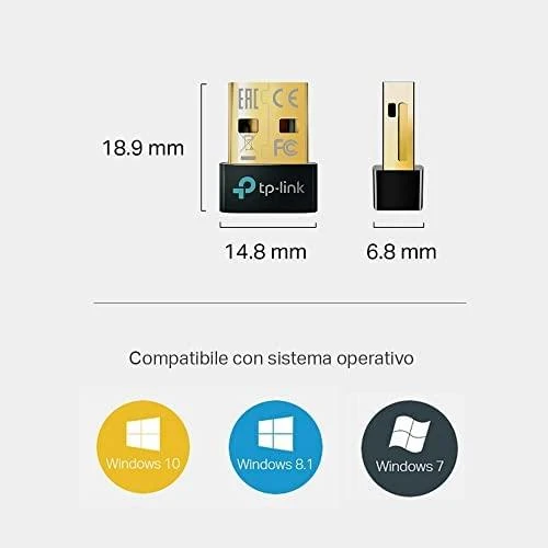 TP-LINK | Bluetooth 5.0 Nano USB adapteris | 500 UB