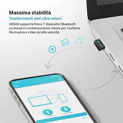 TP-LINK | Bluetooth 5.0 Nano USB adapteris | 500 UB