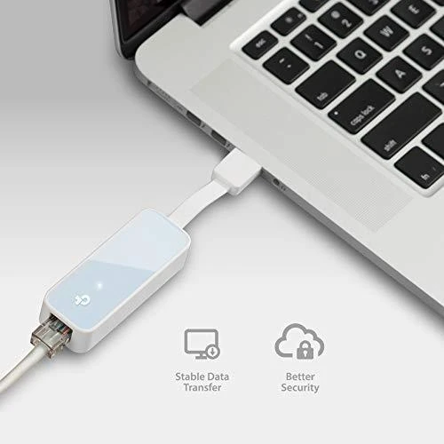 TP-LINK USB 2.0–100Mbps Ethernet tinklo adapteris 1 USB 2.0 jungtis 1 10/100Mbps Ethernet prievadas