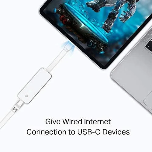 TP-LINK | UE300C | USB Type-C į RJ45 Gigabit Ethernet tinklo adapteris | 10/100/1000 Mbit/s