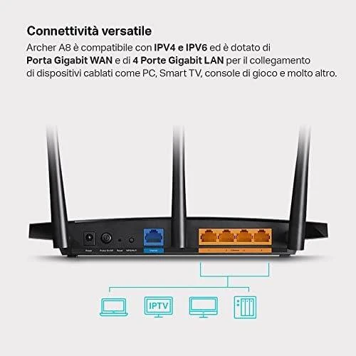 Maršrutizatorius TP-Link Archer A8 AC1900