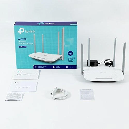 TP-LINK AC1200 dviejų juostų maršrutizatorius Archer C50 (Baltas)