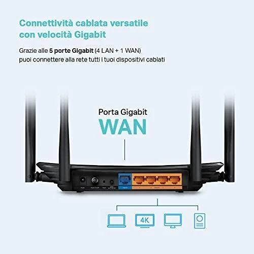TP-LINK Maršrutizatorius Archer C6 802.11ac