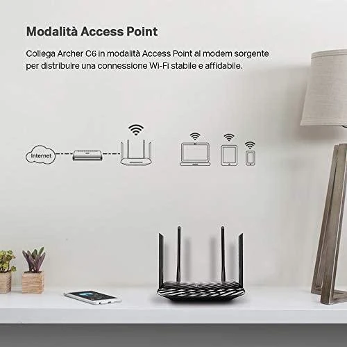 TP-LINK Maršrutizatorius Archer C6 802.11ac