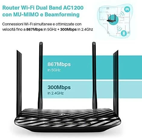 TP-LINK Maršrutizatorius Archer C6 802.11ac