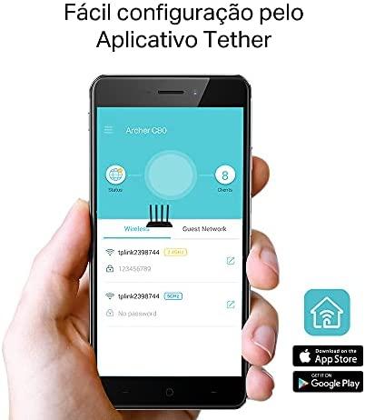 TP-LINK Archer C80 TP-Link Archer C80 AC1900 Dviejų juostų belaidis 802.11ac Gbit maršrutizatorius 4xLAN MU-MIMO
