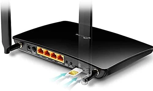 Maršrutizatorius TP-Link, 4G, 4xRJ45, juodas / ARCHERMR200