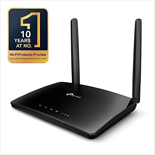 Maršrutizatorius TP-Link, 4G, 4xRJ45, juodas / ARCHERMR200