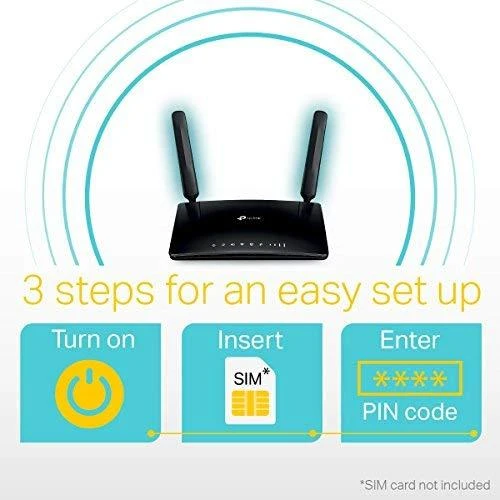 TP-LINK AC750 Wireless Dual Band 4G LTE Maršrutizatorius