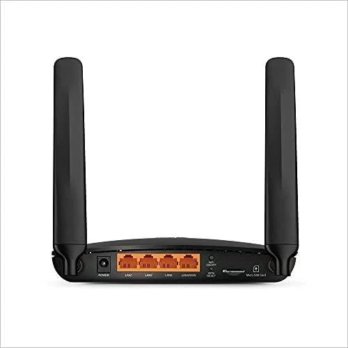 Maršrutizatorius TP-Link, 4G, 4xRJ45, juodas / ARCHERMR200