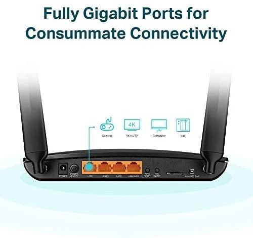 TP-LINK dviejų juostų 4G LTE maršrutizatorius