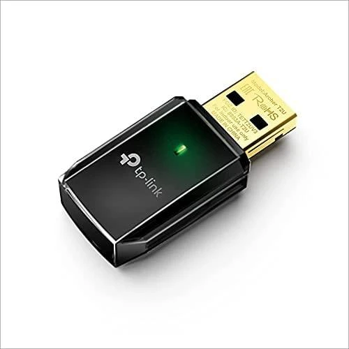 TP-LINK AC600 dviejų dažnių belaidis USB adapteris MTK 1T1R 433 Mbps esant 5 GHz dažniui + 150 Mbps esant 2,4 GHz dažniui 802.11ac/a/b/g/n USB 2.0