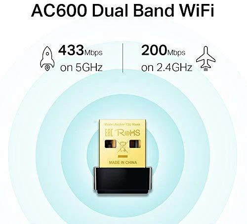 TP-LINK AC600 WiFi Nano USB adapteris
