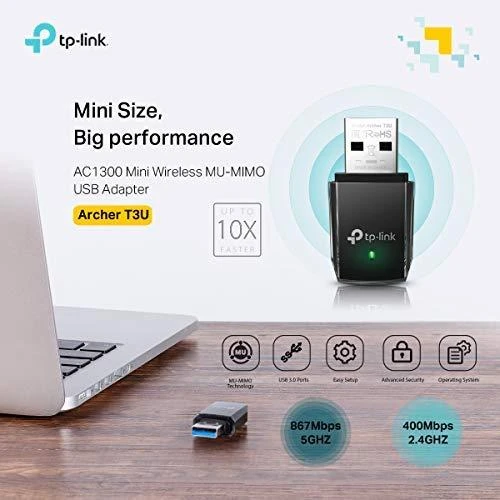 TP-LINK AC1300 WiFi USB adapteris