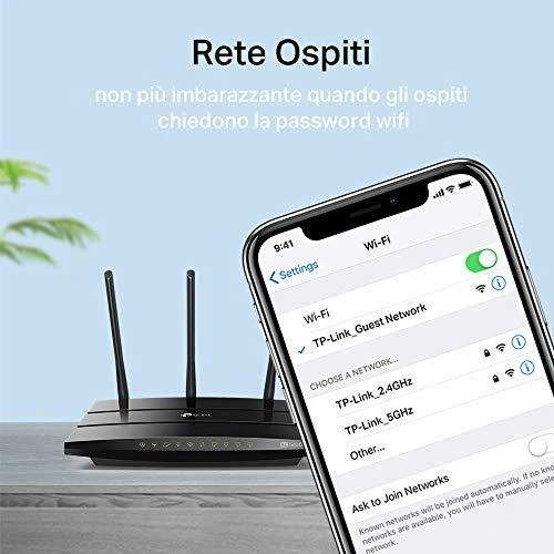 Maršrutizatorius TP-LINK VR400 (3G/4G USB, ADSL (telefono jungtis), ADSL2+, VDSL2, 2,4 GHz, 5 GHz)