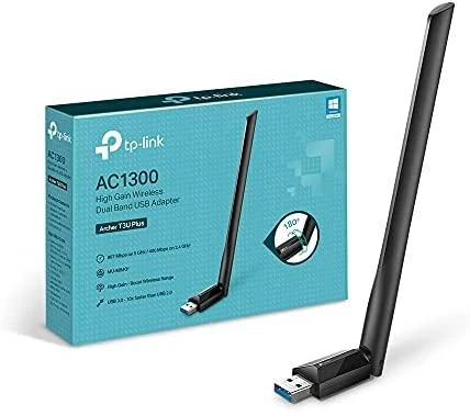 TP-Link Archer T3U Plus adapteris su antena