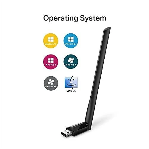TP-LINK | Dviejų dažnių USB 2.0 adapteris | Archer T2U Plus